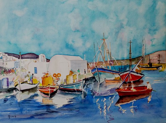 PAROS GREECE 49 x 36 cm