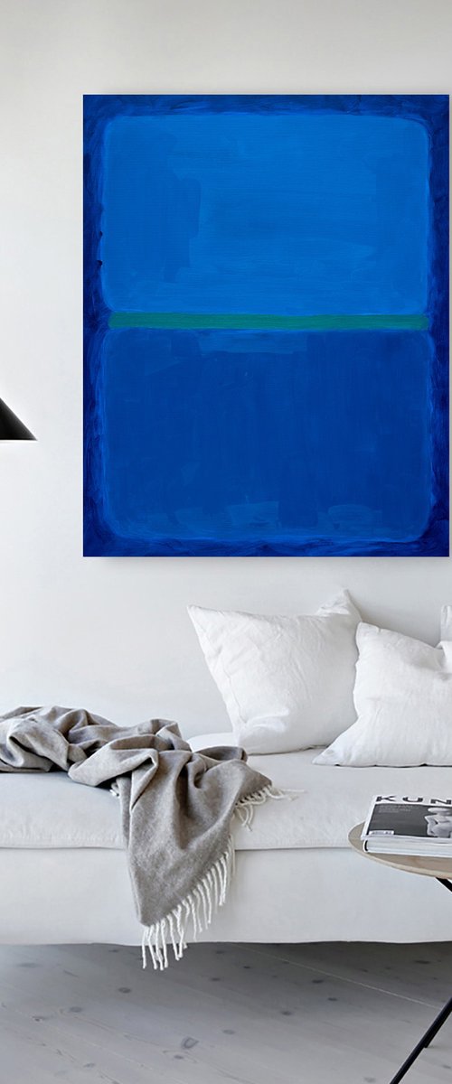 Sapphire Blue by Nataliia Sydorova