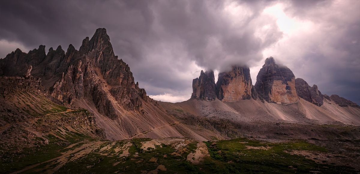 Incoming storm on Tre Cime by Danko Crnkovic