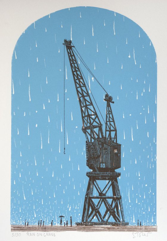 Rain on Crane
