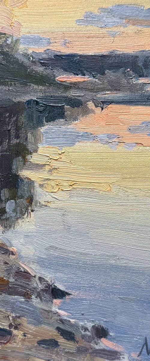 River at Dusk by Nataliia Nosyk