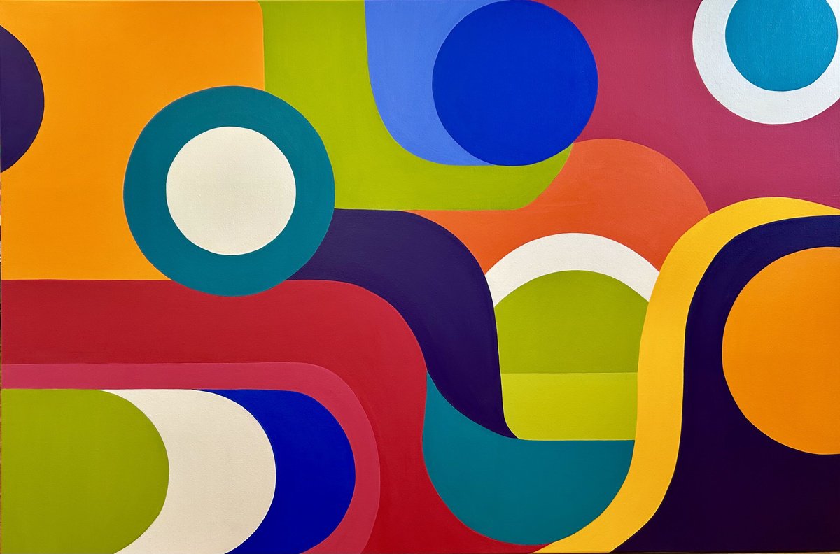Rollercoaster By Miki Sexton, 60 X 40, Artwork For Sale On Artfinder