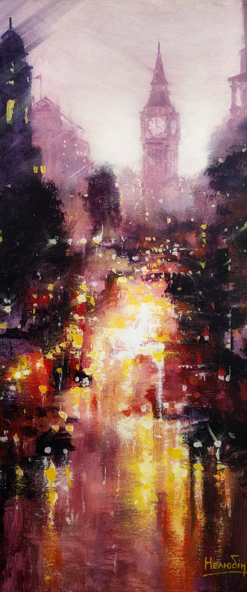 Evening London by Aleksandr Neliubin