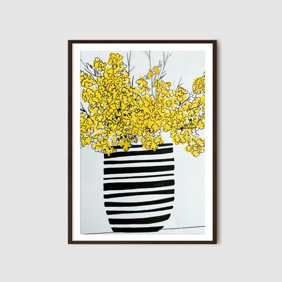 Yellow Flower illustration