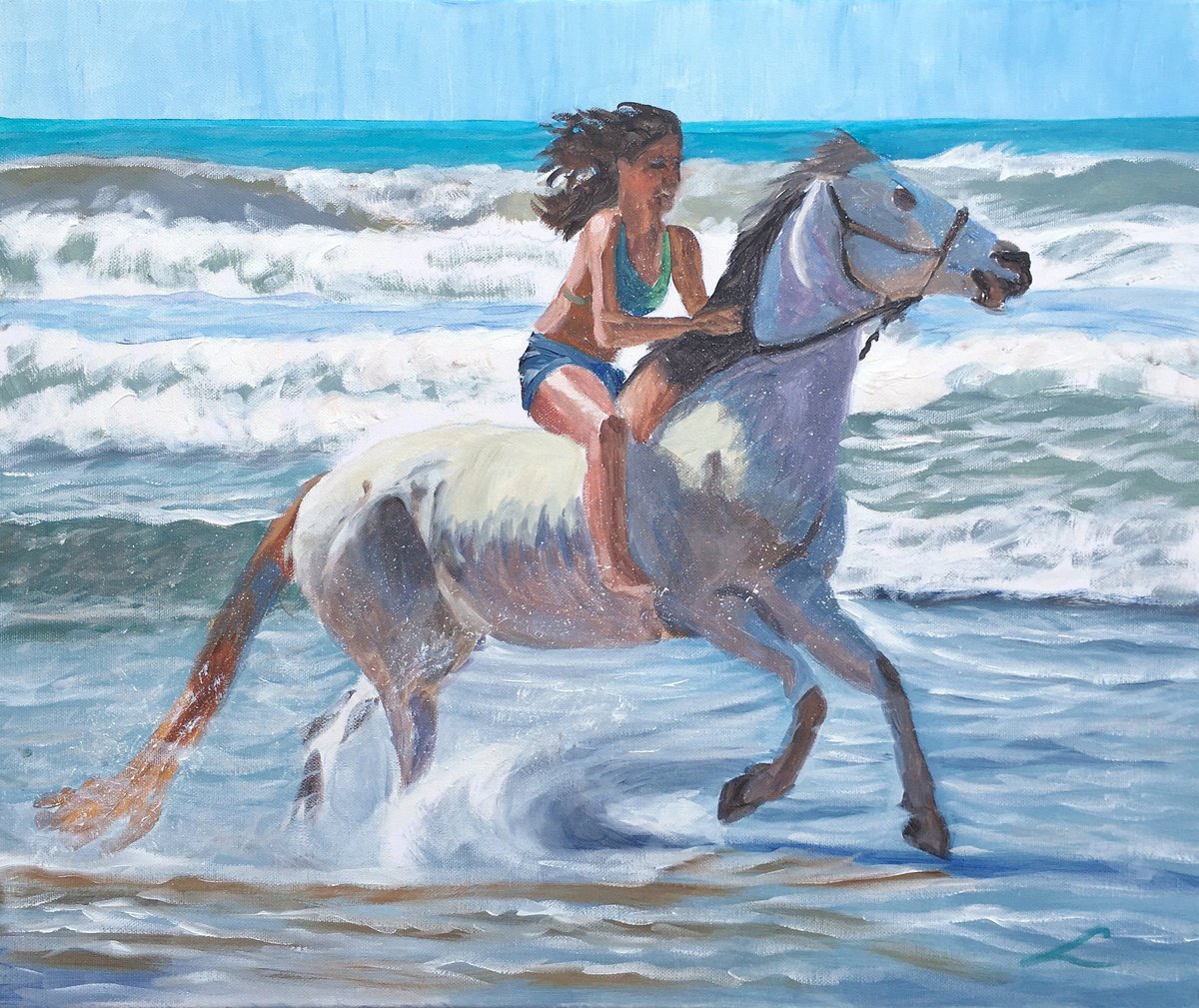 Equestrienne 4 by Elena Sokolova