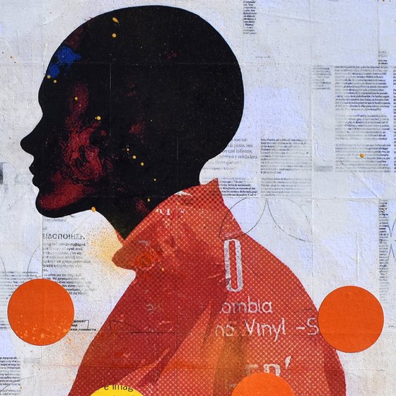 312_Orange silhouette