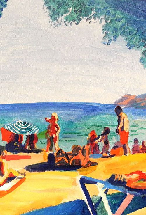 beach scene 333AMED by Stephen Abela