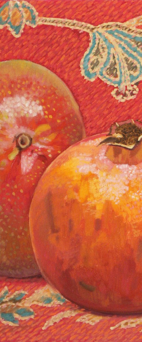 Pomegranate and Mango by Richard Gibson