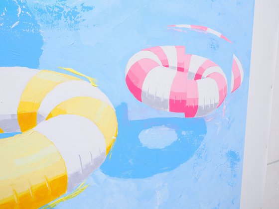 Floaties pool party