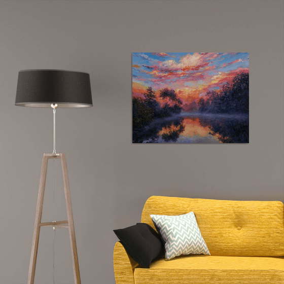 "Sunset on the River"