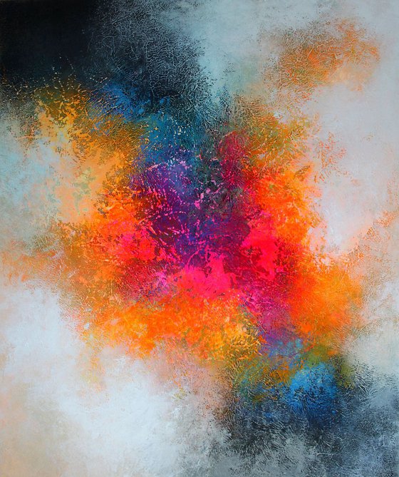 120x100cm.  Abstract Painting / Alex Senchenko © 2019 / Exhibit N5