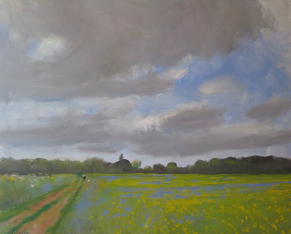 Water Meadow, May 23 By Malcolm Ludvigsen, 30 X 24, Artwork For Sale On Artfinder