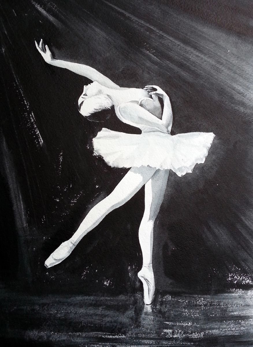 Swan Lake Ballerina | Artfinder