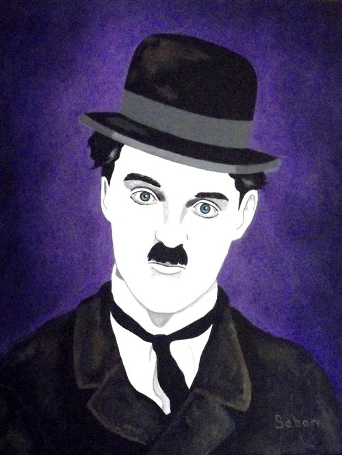 Charlie Chaplin by Andrew Sabori