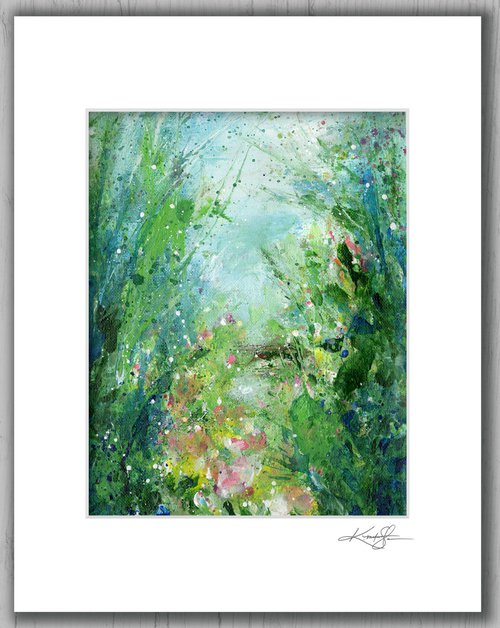 Lost In The Meadow 52 - Floral Abstract Painting by Kathy Morton Stanion by Kathy Morton Stanion