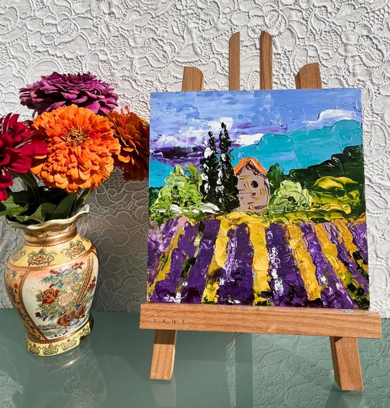 Provence Lavender Field Art