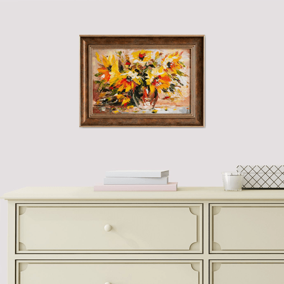 YELLOW FLOWERS (FRAMED)