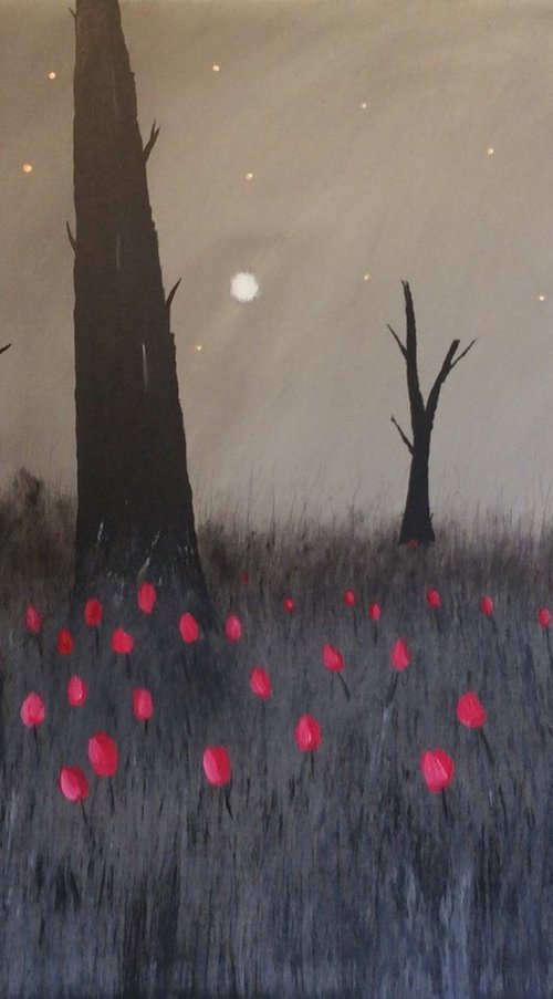 “Forest’s Long Legs” 102x77x2cm by Black Beret