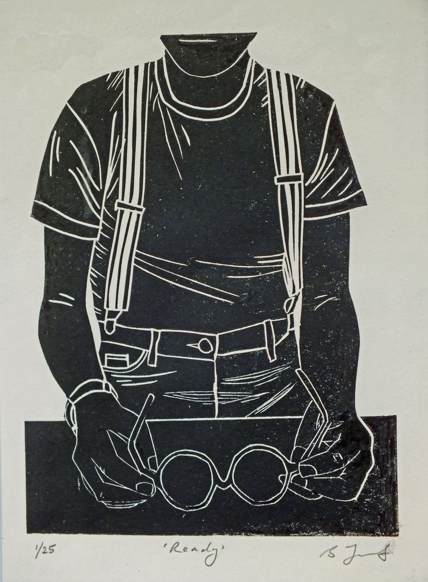 Billie Josef | Original  Linocut | Ready | 24 X 18Cm | Artwork For Sale On Artfinder