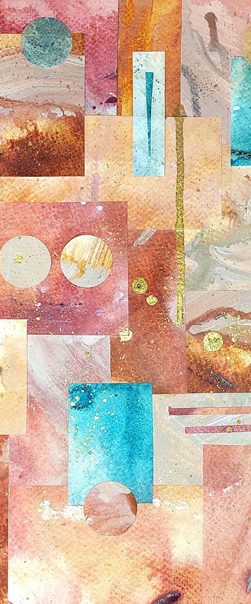 Gold and Earth II by Cecilia Marranita