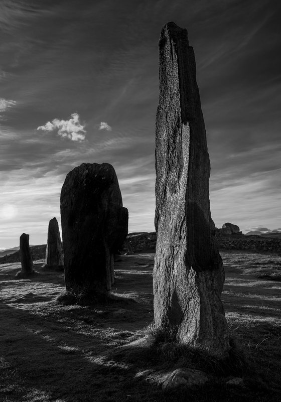 Standing Stones Moonrise - Callanish Isle of lewis