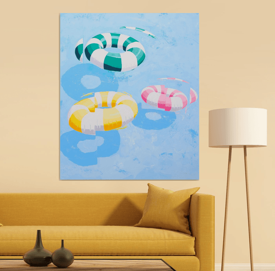 Floaties pool party
