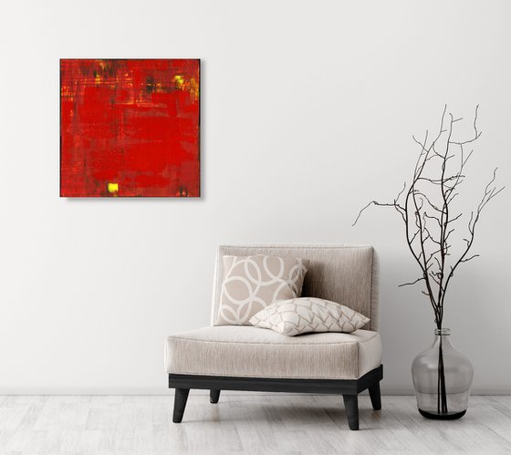 Lust - Abstract Painting by Kathy Morton Stanion
