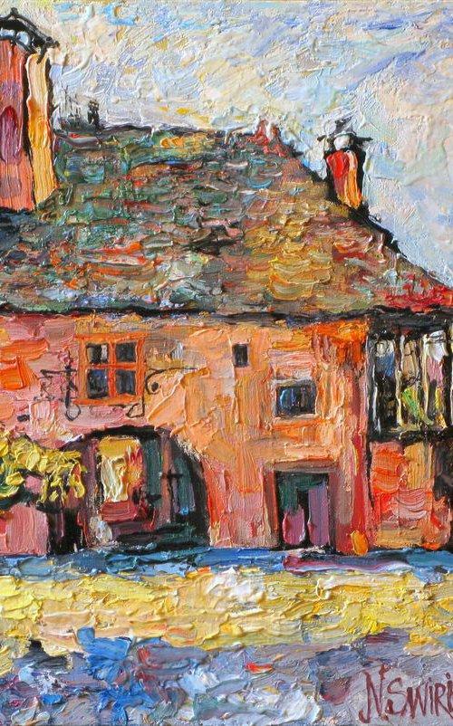 COLLONGES-LA ROUGE. Noon. by Nikifor Swiristuhin
