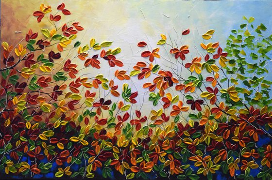 Pennsylvania Autumn - Ready to Hang Painting 36" x 24" ( 92 x 61cm)