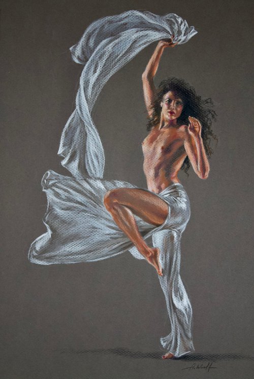 Nude Dancer by Anatol Woolf