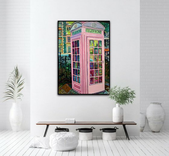 Phone box / 101 X 72 cm