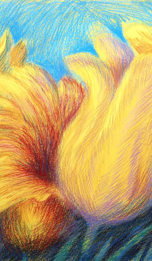 Tulips Yellow 4 by Rakhmet Redzhepov