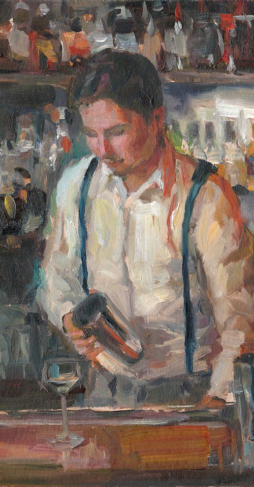 The barman by Vachagan Manukyan
