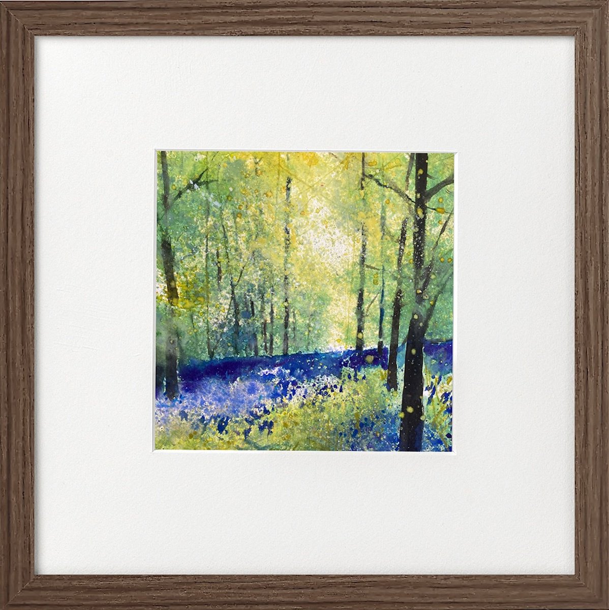 Among bluebells framed by Teresa Tanner