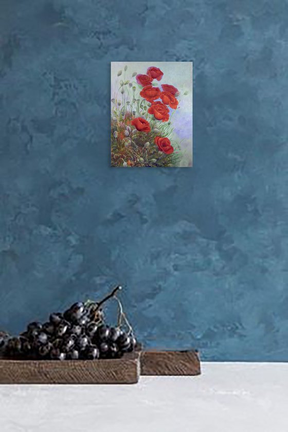 Poppies in the Wind