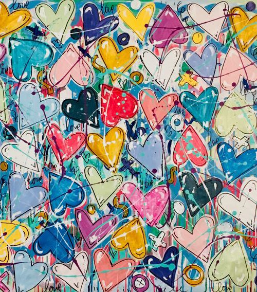 Jewels Hearts by Mercedes Lagunas