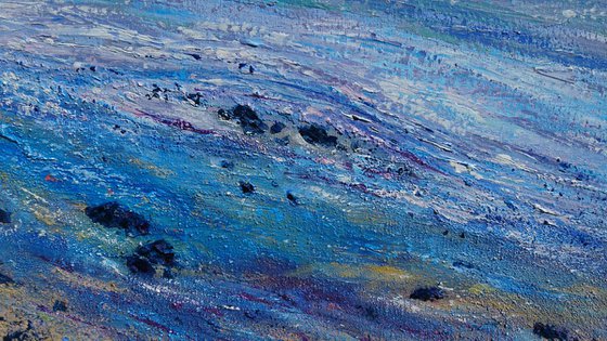 Seascape with textures - Rocky Shore