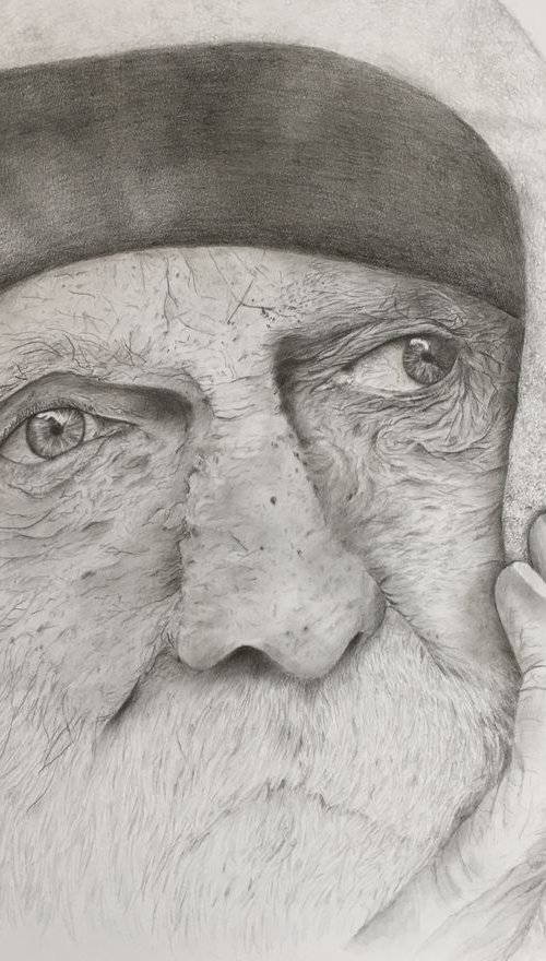 Old man by Maxine Taylor