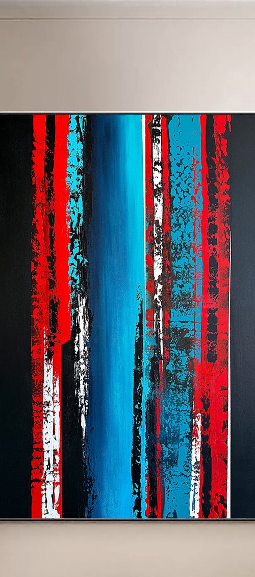 Red Blue and Black by Marina Skromova