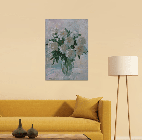 “White Peonies”
