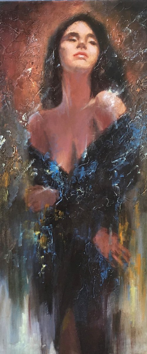 She. 45x90 sm. by CM