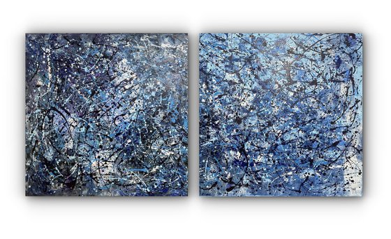 Abstraction in Blue and White