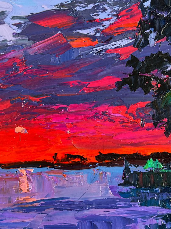 Evening Over the River