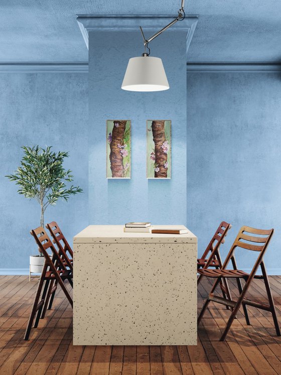 Green Renaissance I & II (Diptych)