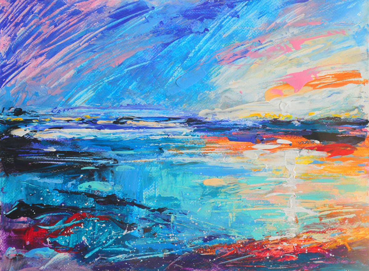 BRIGHT SUNSET by Liubov Kvashnina