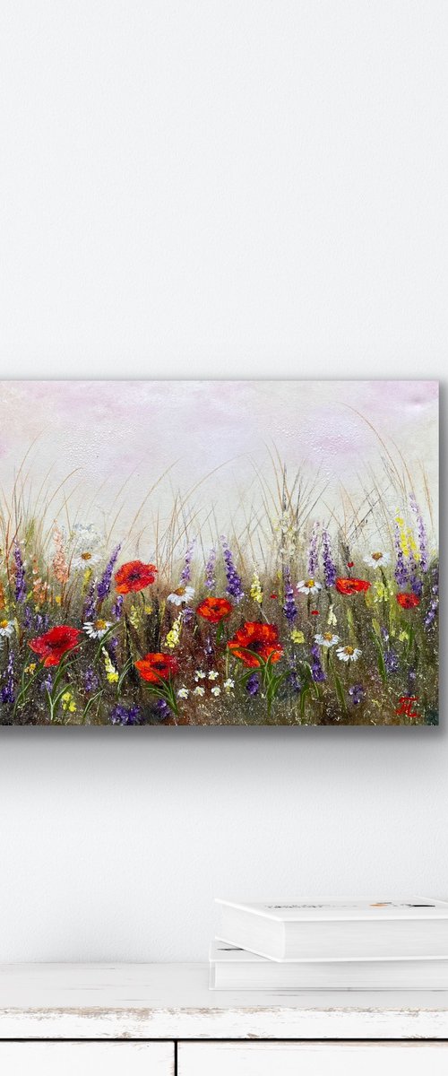 Red poppies for happy day by Tanja Frost