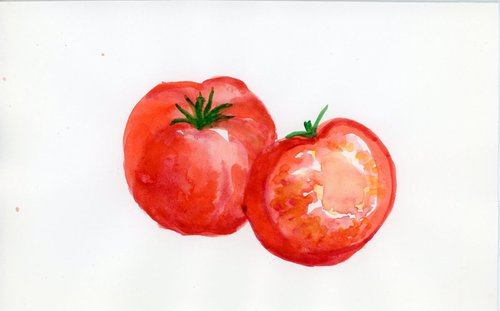 Tomatoes by Yumi Kudo