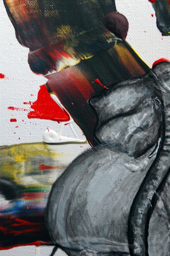Abstract Elephant in motion 3