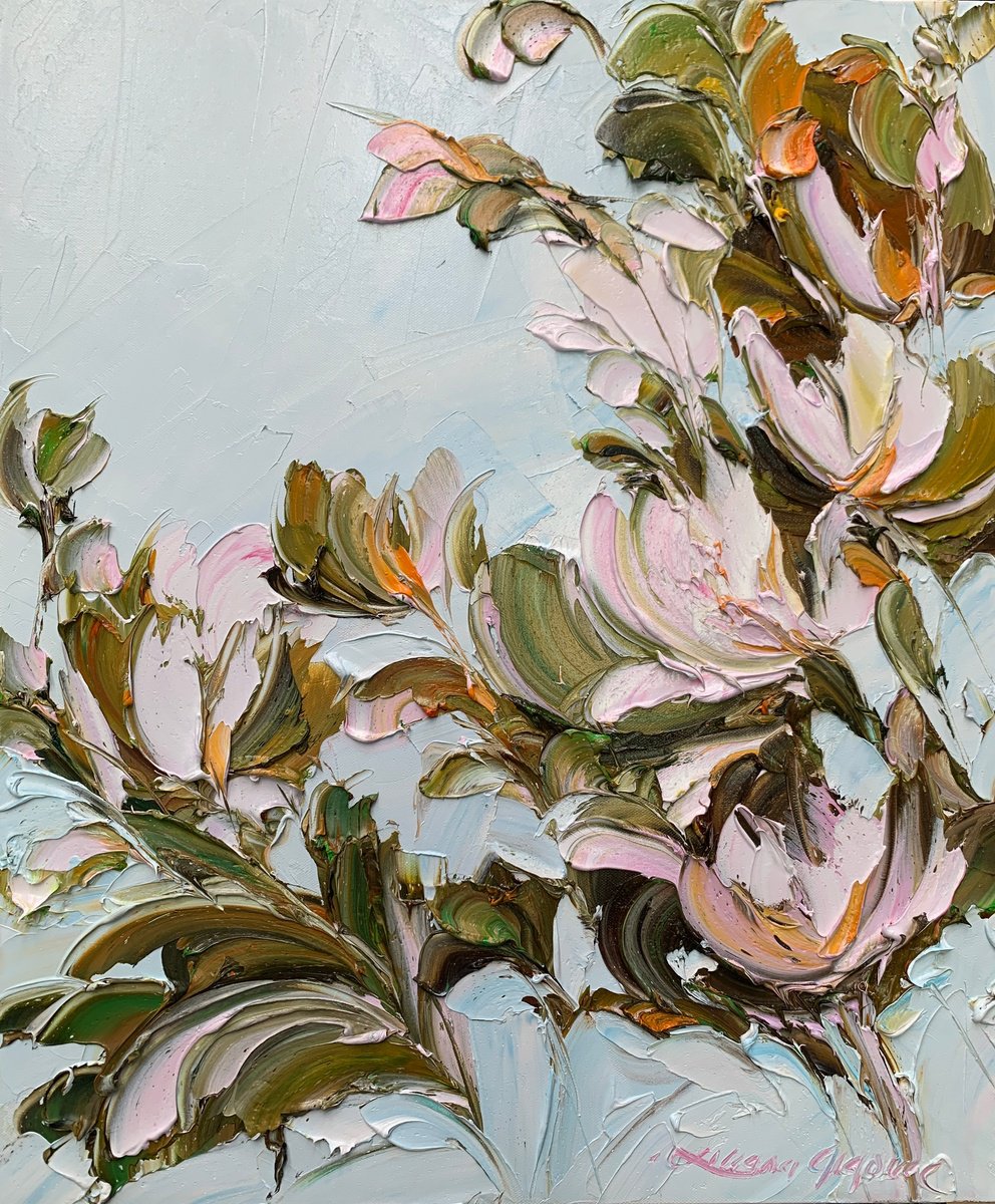 White magnolia No 20 by Liliana Gigovic