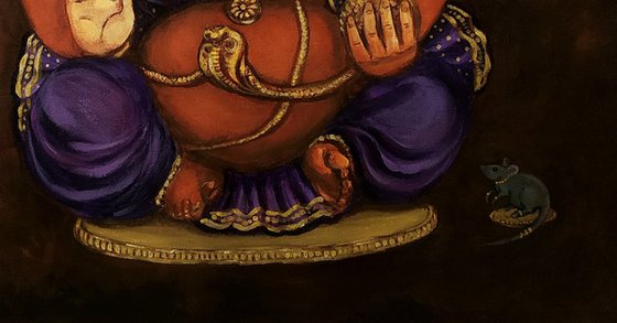 Commissioned art - Traditional Ganesha